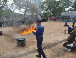 KPH Bojonegoro Gelar Simulasi Atasi Kebakaran Hutan