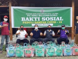PC ISNU Bojonegoro Sumbang Sembako ke Warga