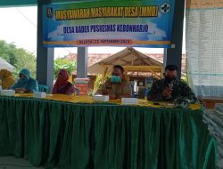 Musyawarah Masyarakat Desa (MMD) Bersama Puskemas Kebonharjo Serta Tokoh Masyarakat