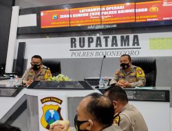 Polres Bojonegoro Gelar Latihan Pra Operasi Zebra Semeru 2020