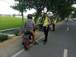 Hari Pertama Operasi Zebra Semeru 2020, Sat Lantas Polres Bojonegoro Tindak 81 Pelanggaran