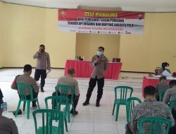Ratusan Polisi di Bojonegoro Ikuti Test Psikologi Bagi Pemegang dan Calon Pemegang Senpi