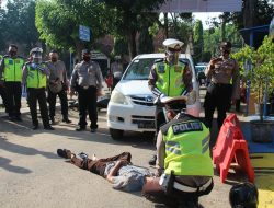 Tingkatkan Kemampuan Dan Ketrampilan Polisi di Bojonegoro, Satlantas Polres Bojonegoro Gelar Latihan Penanganan Gawat Darurat