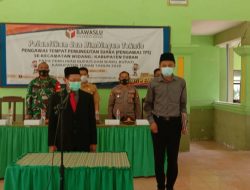 Forkopimca Kecamatan Widang Hadiri Pelantikan PTPS Se Kecamatan Widang