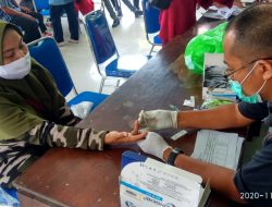 Jelang Pemungutan Suara, Ratusan PTPS di kecamatan Soko Di Rapid Test