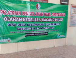 Dinas Perindustrian Dan Tenaga Kerja Gelar Pelatihan keterampilan mengolah hasil pertanian Di Desa Deru