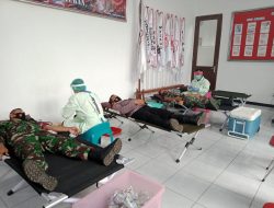 Peringati Hari Juang Kartika Tahun 2020, Kodim 0811 Tuban Gelar Aksi Sosial Donor Darah