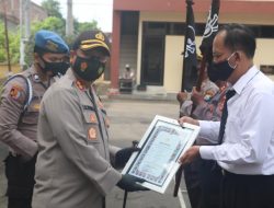 Kapolres Bojoenegoro Ajak Seluruh Personil Polres Bojonegoro Bersama Lawan Covid-19