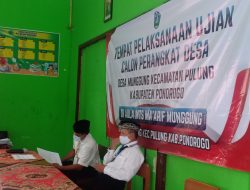 Mengedepankan Transparansi, Ujian Perangkat Desa Munggung Berjalan Lancar