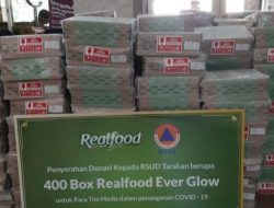 Bantu atasi Covid-19,Realfod sudah serahkan ribuan minuman dan APD ke Satgas Covid-19 Nasional maupun Daerah