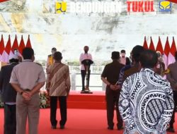 Presiden Berharap Bendungan Tukul Ini Dapat Meningkatkan Kesejahteraan Masyarakat
