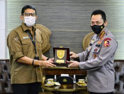 Dikunjungi Sandiaga, Kapolri Bahas Penguatan 5 Destinasi Super Prioritas