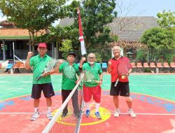 Kepala Dinas Pemuda dan Olahraga Serta Kepala Dinas Pendidikan Kabupaten Bojonegoro Meresmikan Sarana Lapangan Olahraga di SMPN 1 Sokosewu