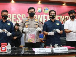 Pengedar Shabu Bersenjata Api Asal Jombang Ditangkap Ditresnarkoba Polda Jatim.