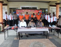 Polresta Banyuwangi Ungkap Senpi Rakitan dan Ringkus Empat Tersangka