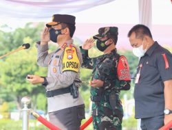 Forkopimda Jatim Apel Gelar Pasukan Ops Ketupat Semeru 2021