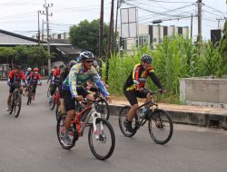Jelang Peringatan HANI 2021, Kepala BNNK Tuban Ajak Gowes Kepala BNNP Provinsi Jawa Timur dan Dua Kepala BNNK