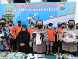 20,5 Kg Sabu Siap Edar Berhasil Diamankan Satresnarkoba Polrestabes Surabaya