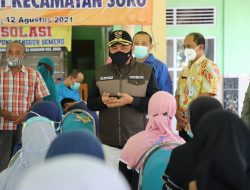 Tinjau Pelaksanaan Vaksin Serentak, Wabup Apresiasi Antusias Masyarakat Untuk Vaksin