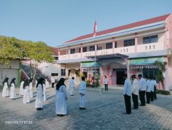 Momentum HUT RI Ke 76, Seluruh Siswa-Siswi SMP Dirgahayu Ikuti upacara di Sekolah Maupun di Rumah