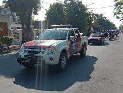 Peringati HUT RI, Komunitas Otomotif dan Ojol Kibarkan Bendera Merah Putih