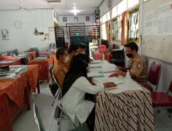 Jelang PTM Terbatas, Pengawas Pembina Dinas Pendidikan Kabupaten Bojonegoro Laksanakan Monitoring di SMPN 4 Bojonegoro