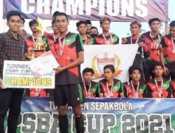 Meski Berlatih di Lapangan Seadanya,  PERSEGEL Sabet Juara I
