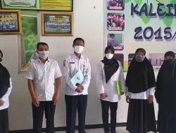 Pastikan PTM Terbatas Berjalan Lancar , Sekdin Disdik Kunjungi SMT
