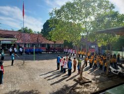 Seluruh Anggota PMR Unit SMP Dirgahayu Ikuti Apel HUT PMI Ke 76