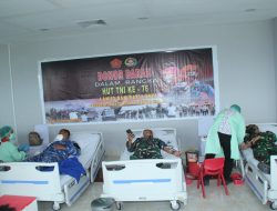 Gandeng RS Sentra Medika Minahasa Utara, Lanud Sam Ratulangi koordinir Donor Darah memperingati HUT TNI ke-76