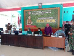 HUT ke- 76, Pemdes Talok Bersama Koramil Gelar Serbuan Vaksin