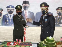 Datangi Makodim, Kapolres Sumenep Beri Kejutan