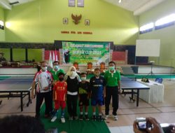 Bupati Bojonegoro Hadiri Opening ceremony Kejuaraan Tenis Meja Bupati cup 2021