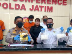 Polda Jatim Ringkus Pengedar Narkoba Antar Provinsi