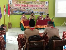 Visitasi LGU oleh Kwarcab Bojonegoro di Pangkalan SMPN 4 Bojonegoro