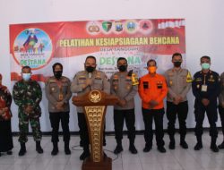 Siaga Bencana, Petugas Polres dan Warga Nganjuk Ikuti Pelatihan Kesiapsiagaan Bencana