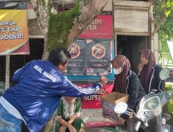 pengurus OSIS,PMR , Pramuka dan Rohis SMAN 1 Sugihwaras Galang donasi korban erupsi Semeru