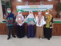 Masa Pandemi Tak Kering Prestasi, Dua siswi SMPN 1 Padangan Raih Juara 1 lomba vlog makanan sehat