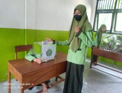 Mts Plus Nabawi Laksanakan pemilihan OSIS Secara Demokrasi