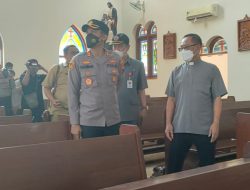 Kapolres Sumenep Tinjau Kesiapan Gereja Jelang Natal 2021