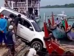 Lupa Tarik Rem Tangan, Mobil Pajero Sport Nyaris Tercebur ke Laut