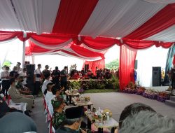 Gubernur Jatim di Dampingi Bupati Bojonegoro dan Bupati Tuban Resmikan Jembatan Terusan Bojonegoro Tuban