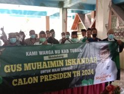 Dukungan Terus mengalir, Warga NU Kabupaten Tuban Dukung Cak Imin Menuju Capres 2024