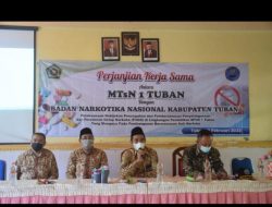Perjanjian Kerja Sama MTsN 1 Tuban Dengan BNNK Tuban