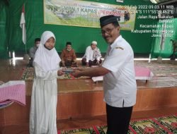 SMPN 1 Kapas peringati Isra’ mi’raj dan Santunan Anak Yatim