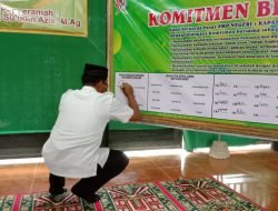Tingkatkan Kolaborasi antara Pihak Sekolah dan Perwakilan Orang Tua, SMPN 1 Kapas Laksanakan penanadatangan Komitmen Bersama