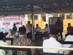 PAW Gunung Kembar Dijaga TNI-Polri, Berikut Kades Terpilih