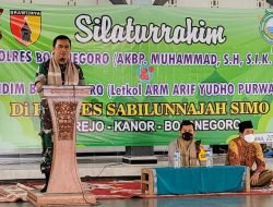 Dandim 0813 dan Kapolres Bojonegoro kunjungi Ponpes Sabilunnajah Desa Simorejo Kanor
