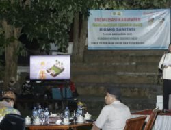 Melalui Program Sanitasi, Bupati Harap Bisa Tingkatkan Kesehatan Masyarakat