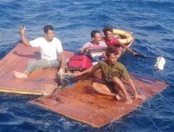 Cerita 4 Kru KLM “Anugrah Ilahi”, Terombang Ambing di Laut Setelah Kapal Tenggelam